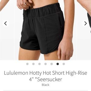 Lululemon hotly hot short high-rise 4”